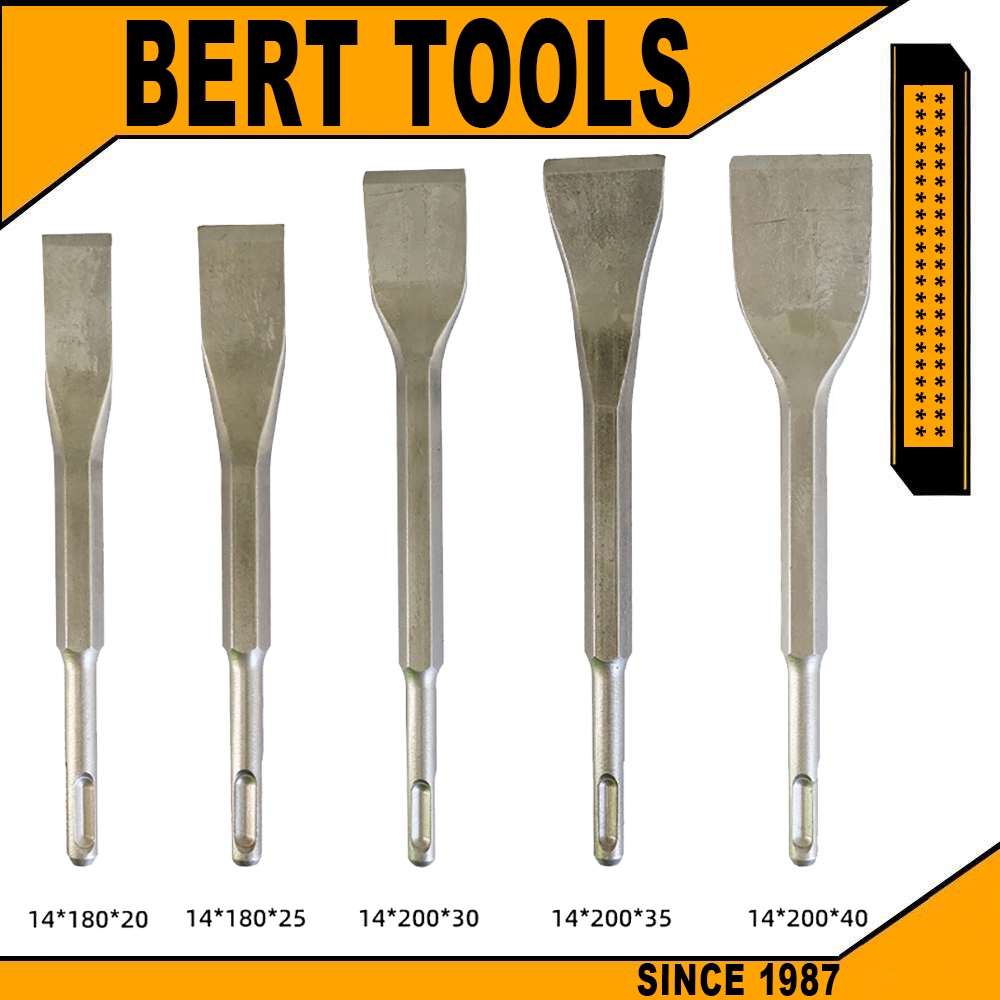 BERT🇲🇾｜Tile Chisel SDS Plus SDS Flat Chisel Angled SDS Chisel Wide ...