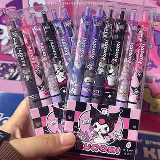 Kuromi School Supplies Set, Kawaii School Supplies Gift Set, Including  Cartoon Journal Pencil Case Ballpoint Pen ID Badge Holder Stickers Key  Chain