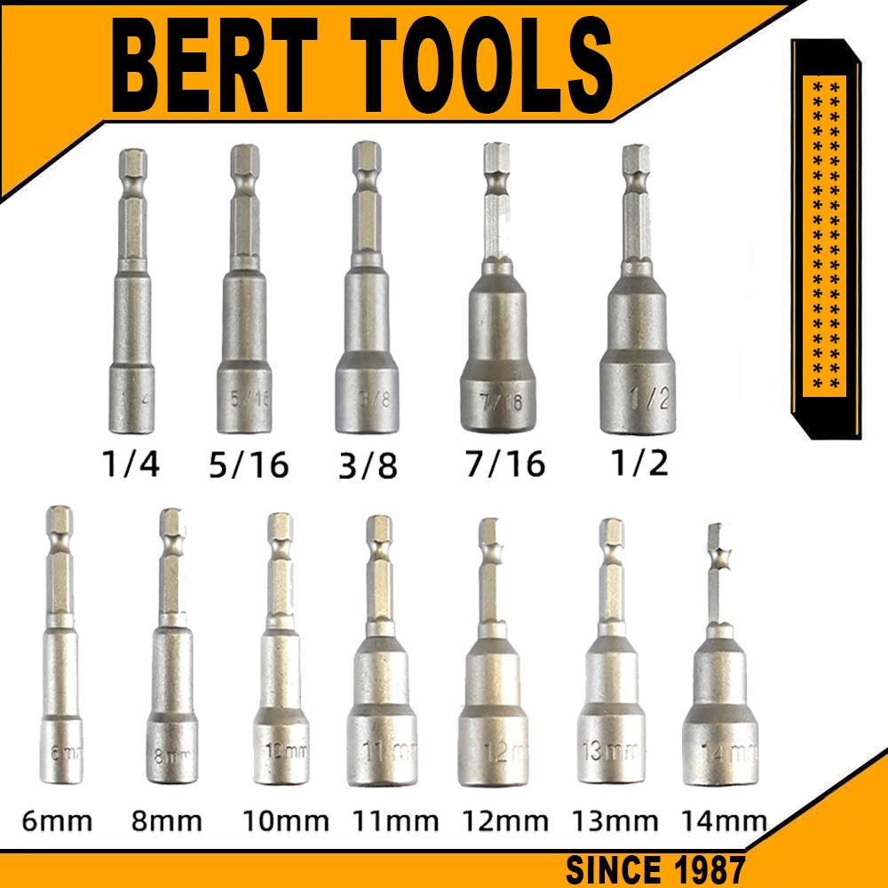 Socket Adapter Set Hex Socket Spanner Adapter Chrome