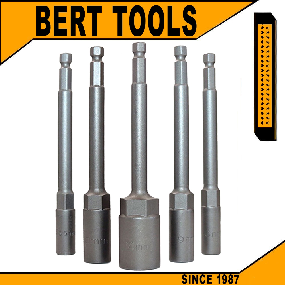 HARFINGTON 5pcs H1.5 Flat Hex Head Screwdriver Bit 1.5mm Metric Tip 1/4" Hex Shank 100mm  4 Hex Shank 100mm 4 Long Magnetic Hexagonal Screw Drill Bit Wrench Black Phosphate S2 Steel Power Driver Socket