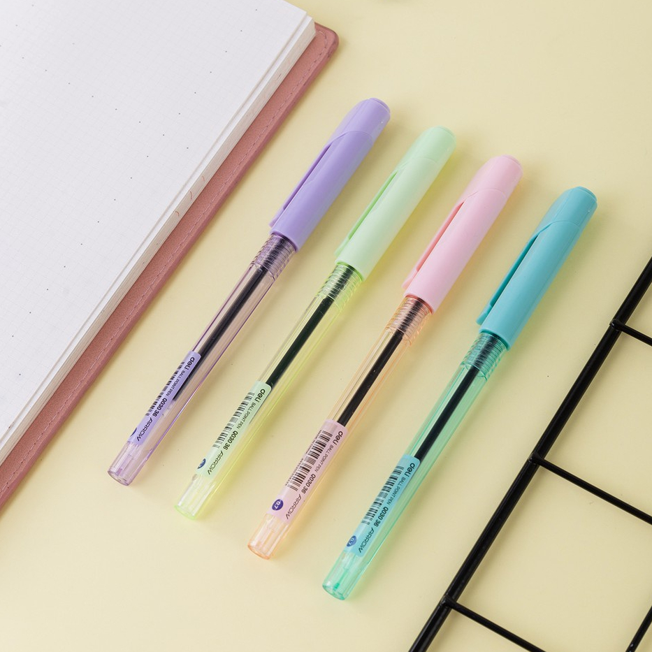 DELI 4Pcs/Bag Ballpoint Pen Set 0.7mm Blue Ink Pen Smooth Writing ...