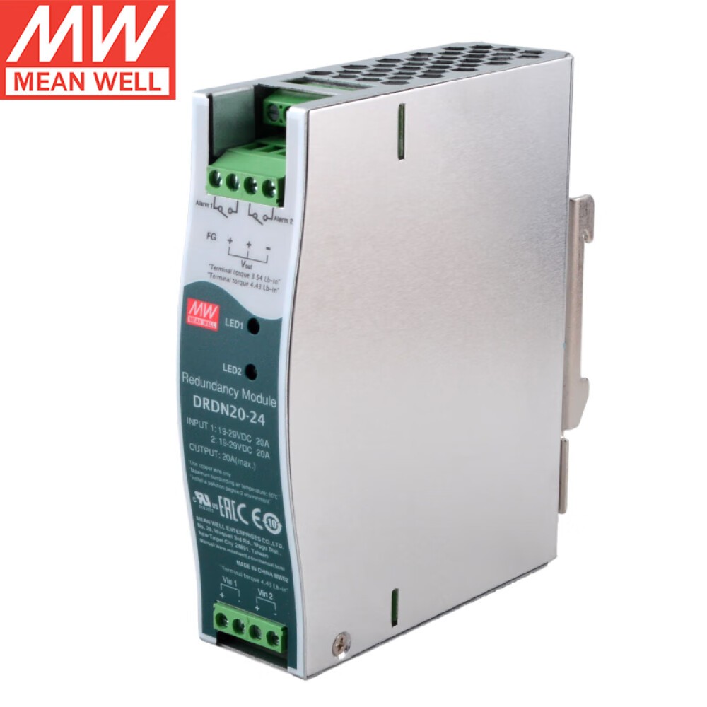 Taiwan MEAN WELL Switching Power DRDN20-12/24/48V 20A DIN Rail Type ...