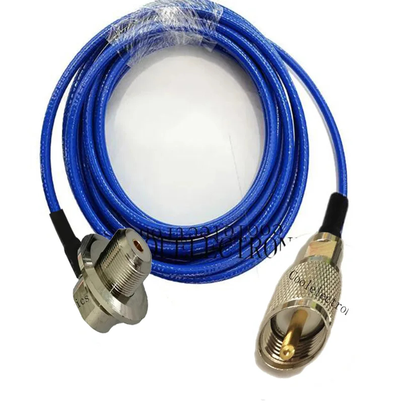 Superbat Cavo RG142 CB 1m UHF PL259 Maschio A Maschio 50 Ohm Bassa - Foto 9