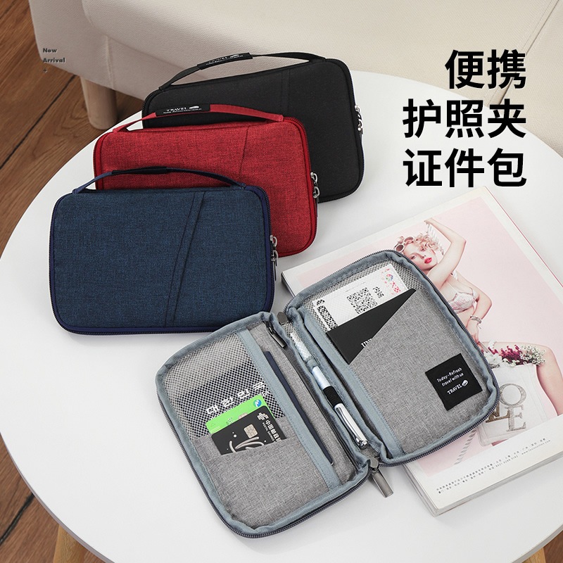 Multi-functional Travel Passport Holder ID Bag Waterproof Storage Bag ...