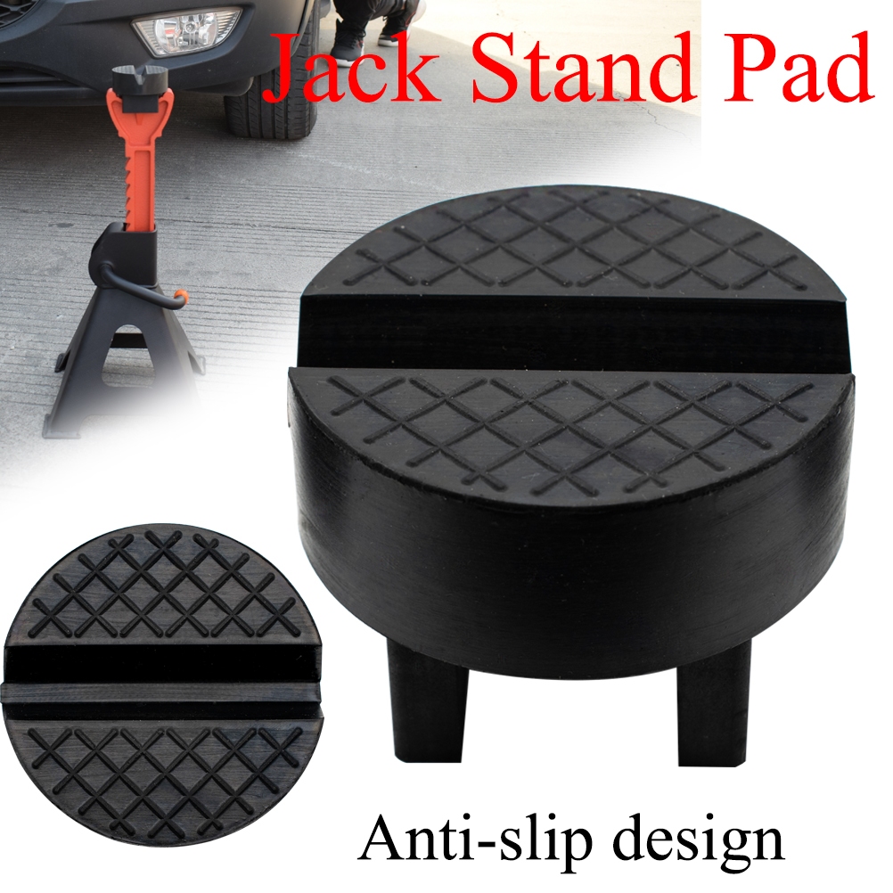 Floor Jack Cushion Rubber Pads Bloom Universal Car Slotted Frame Rail ...