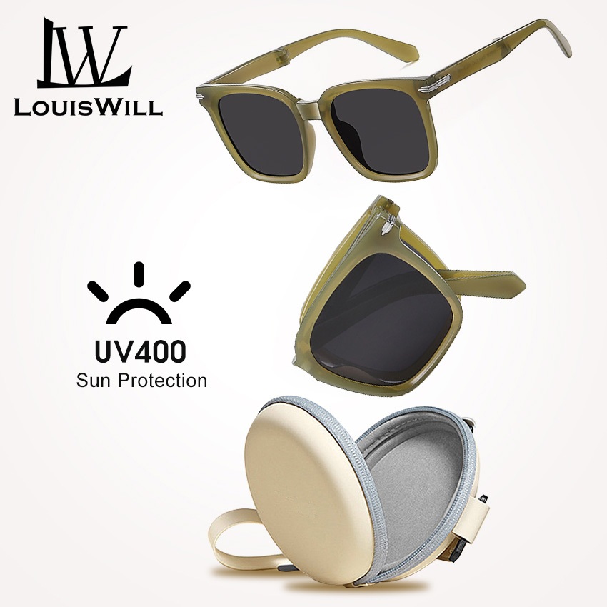 Fashion LouisWill Men Sport Sunglasses Lightweight PC Sunglasses