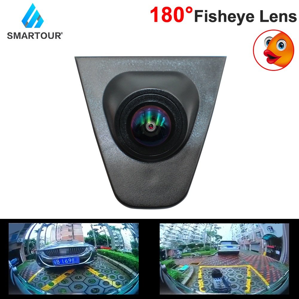 Smartour Degree Fisheye Lens Ccd Hd Night Vision Car Front View Forward Logo Embedded Camera