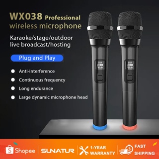 Professional Wireless Microphone Karaoke Handheld Mic 