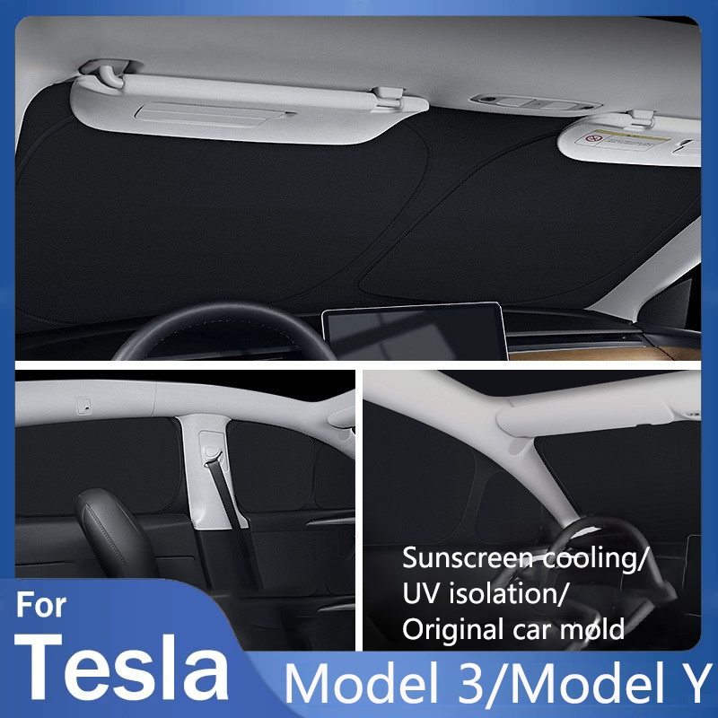 For Tesla Model 3 highland 2024 Car Side Window Sunshade Sun Visor