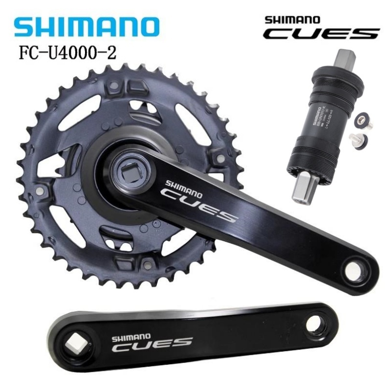 Jeu De Manivelles Shimano CUES FC-U4000 - 40-26 Dents, Longueur 175 Mm - Neuf