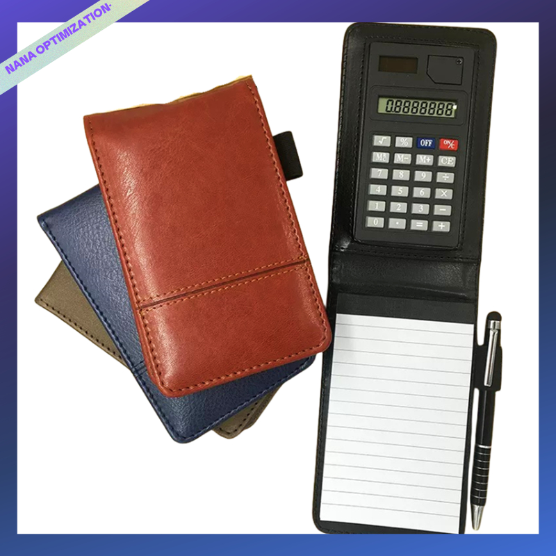 Learning Stationery Business Office Notebook with Calculator Portable ...