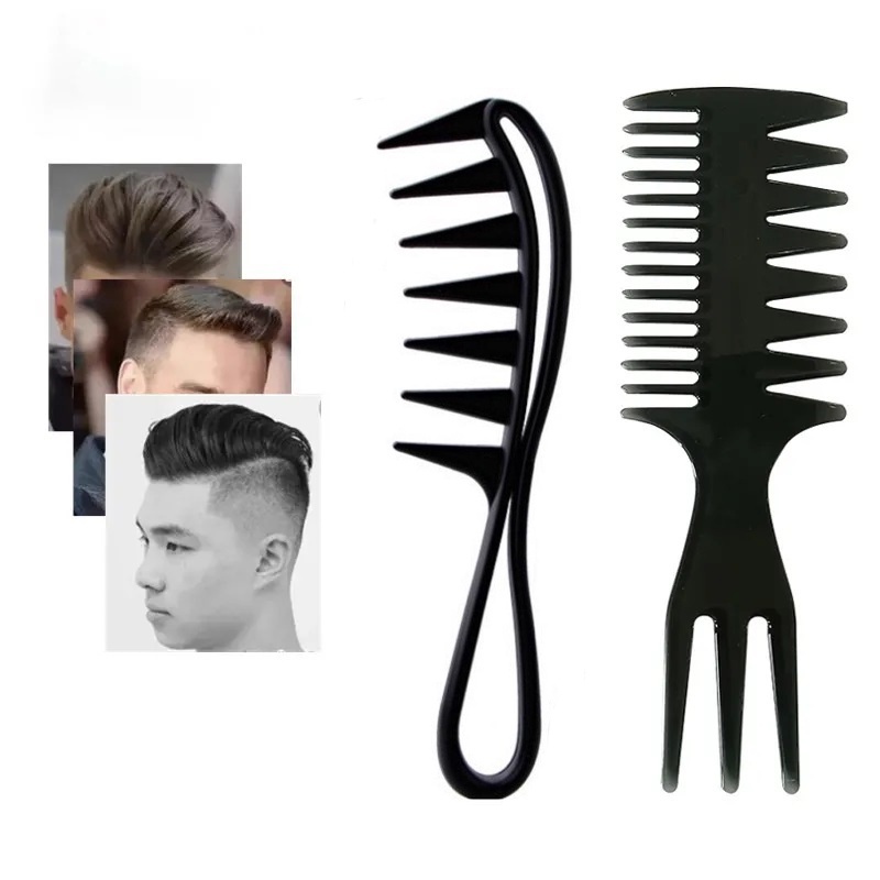 Big Tooth Wide Comb Smoothing Comb Double Side Tooth Comb Professional ...