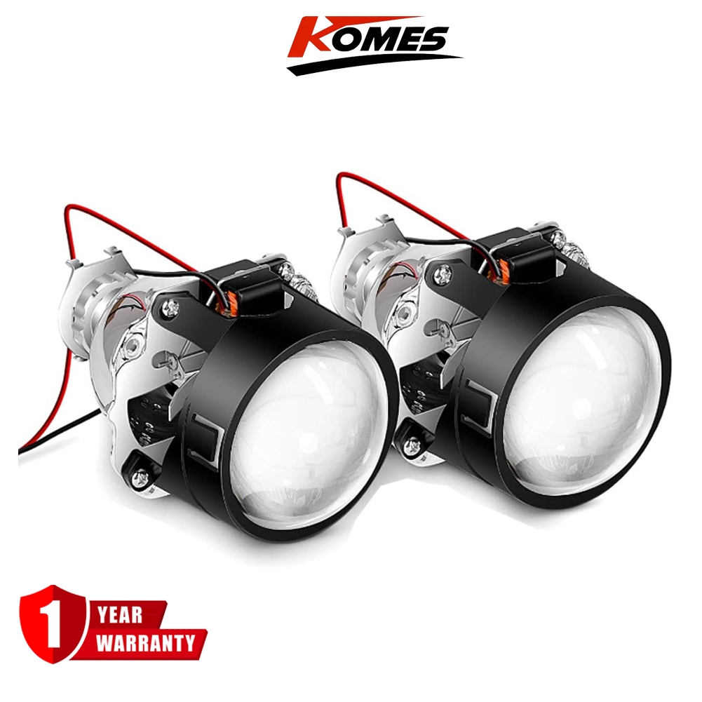 KOMES 2.5-inch Universal HID Bi-xenon RHD High-Low Beam Mini H1 ...