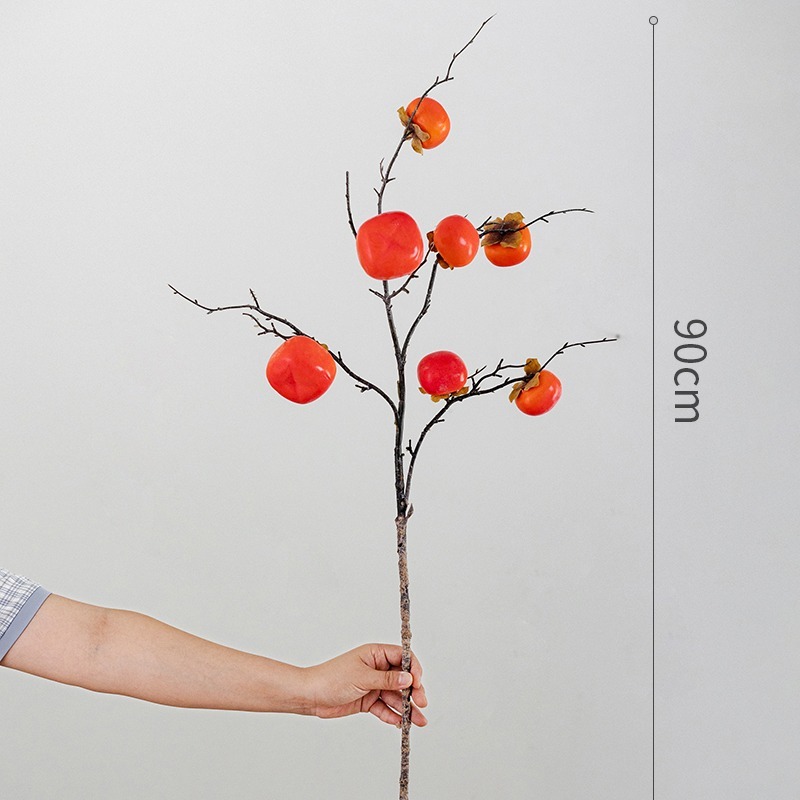 Ready Stock WindSing Artificial Persimmon Branches with 6/7/8 ...