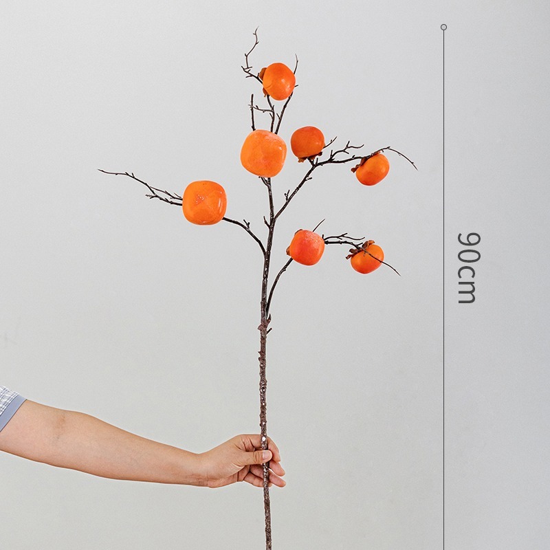 Ready Stock WindSing Artificial Persimmon Branches with 6/7/8 ...