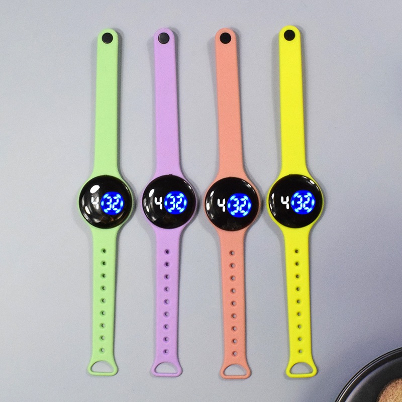 2024 New Watch Women Men Kids Colorful Waterproof LED Digital Watch ...