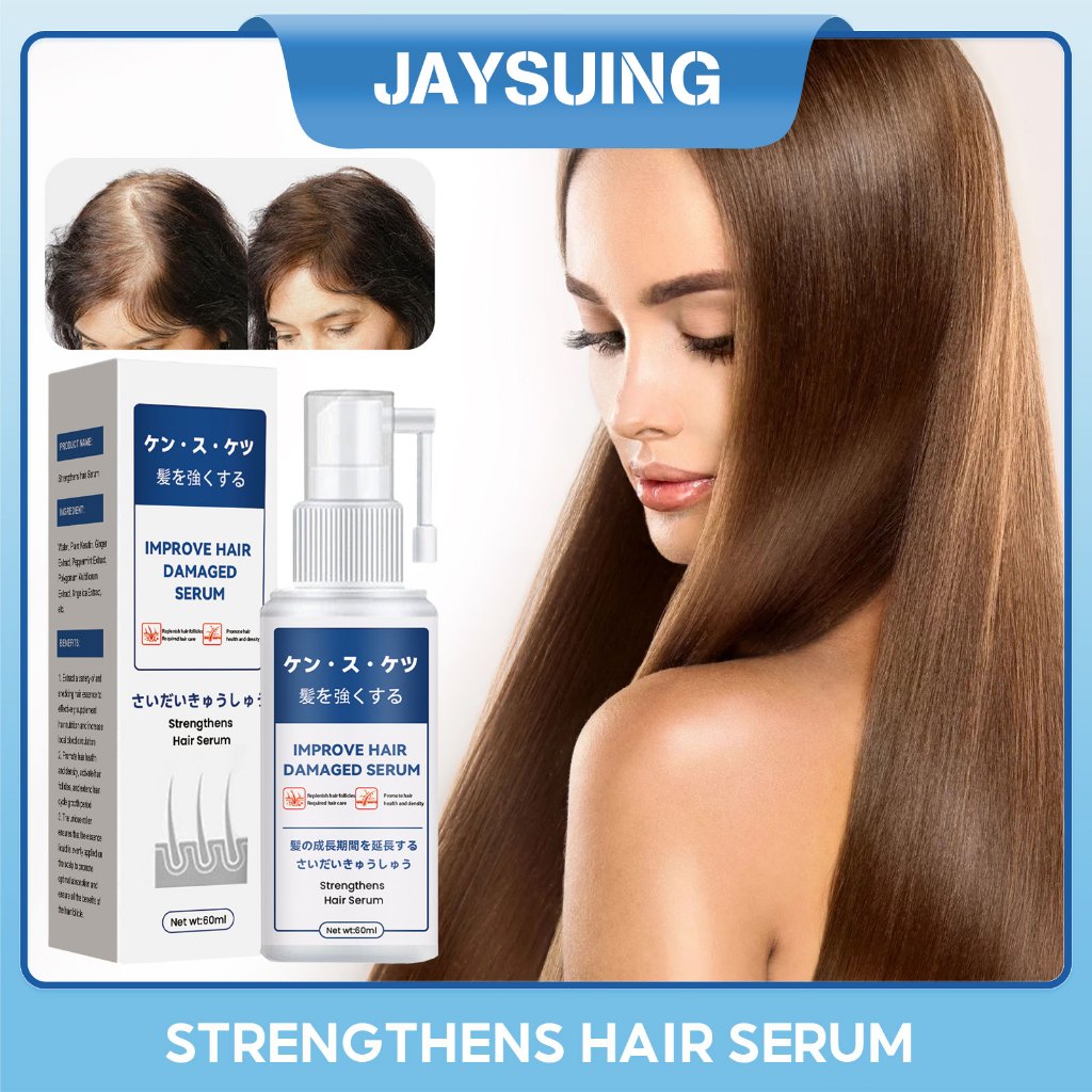 Jaysuing Thick Hair Essence Hair Anti-Fall Oil Improve Hair DamaIged ...