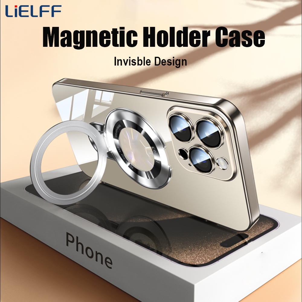 Stands magnetic phone case For iPhone 15 pro max 14 13 12 pro max 11 Xs ...
