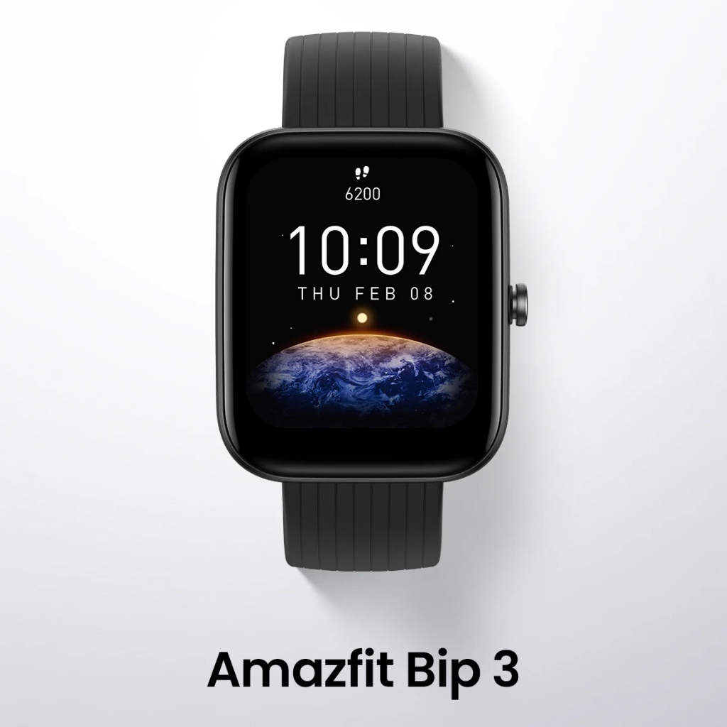 Amazfit Bip 3 Pro Smartwatch Orologio Intelligente Fitness Tracker, 1,69 Full Touch, 60 Modalità Sport, Cardiofrequenzimetro, Impermeabile 5 ATM, GPS, SpO2, Monitor del Sonno, Uomo, Donna