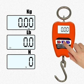 Crane Scale 200kg/300kg Weighing Digital Industrial Hanging Scale  200kg/441lb Heavy Duty Hanging Hook Scales Stainless Steel