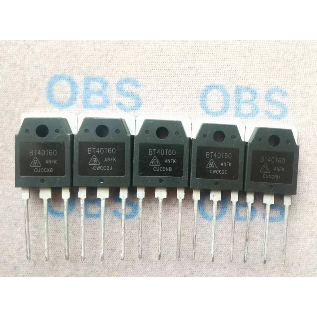 ((5pcs) Bt40t60 BT40T60ANF Brand New Original TO-3P 600V 40A IGBT ...