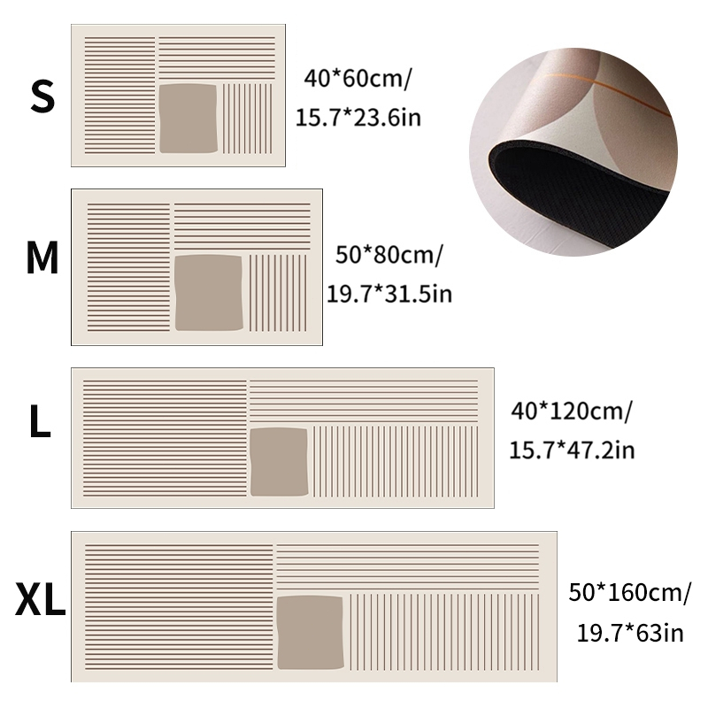 🇲🇾【MY STOCK&24H Delivery】Nonslip Bathroom Mat Karpet dapur oval