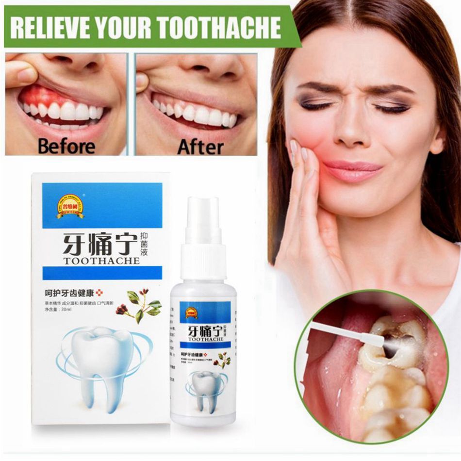 Toothache Treatment Spray Relieves Periodontitis Tooth Decay Pains ...