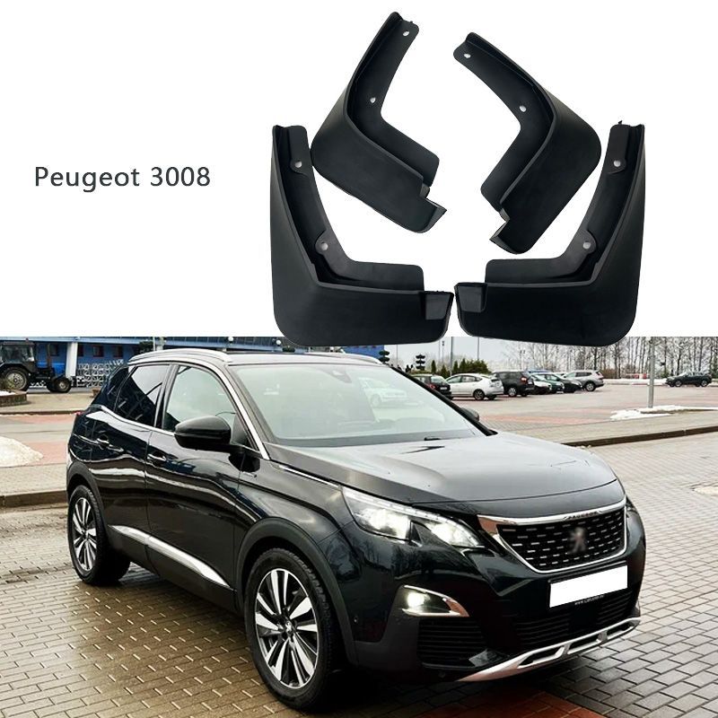 Car Accessories Mud Guard For Peugeot 3008 2016-2020 Front And Rear ...