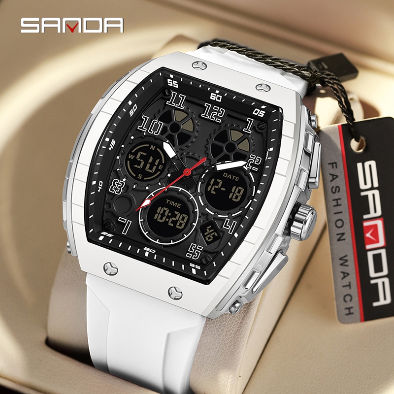 Sanda brand's new electronic watch digital multifunctional fashion ...