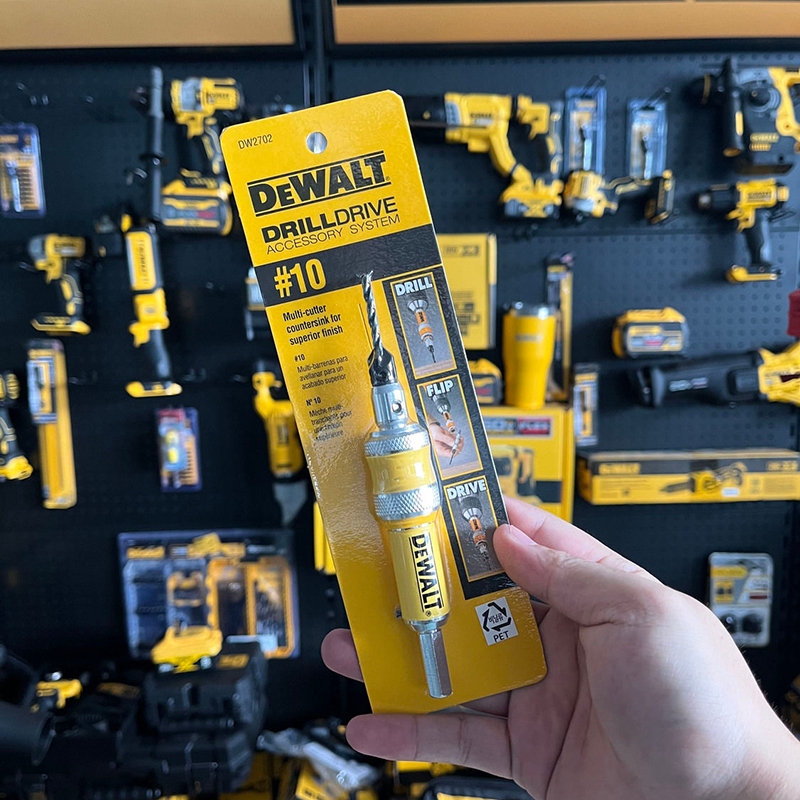 DEWALT 6 8 10 Drill Flip Drive Complete Unit DW2700 DW2701 DW2702 2 in 1 Countersink Wood Drill Bit 6mm 8mm 10mm Shopee Malaysia