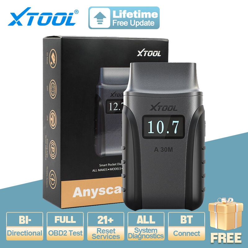XTOOL Anyscan A30M OBD2 Bluetooth Car Diagnostic Tools Andriod/IOS Full