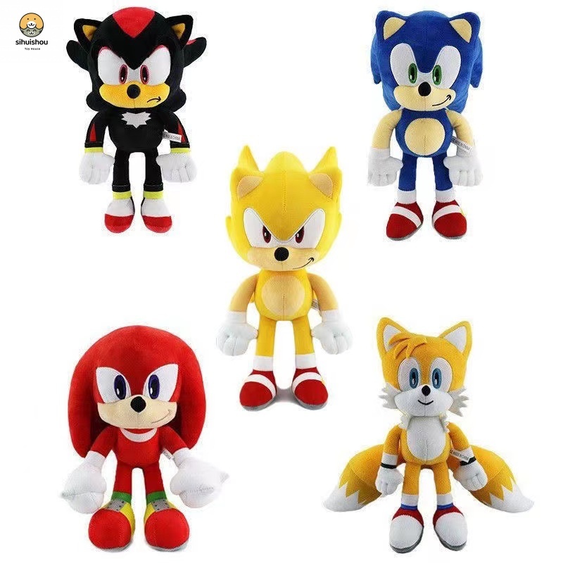 30cm Sonic the Hedgehog Plush Toy Animation Doll Stuffed Animal Shadow ...