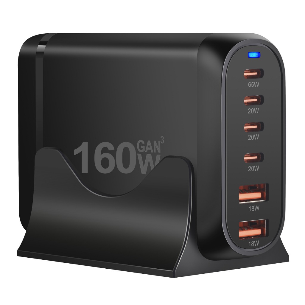 Multiple Output Desktop Charger with Total 160W Output Power | Shopee ...
