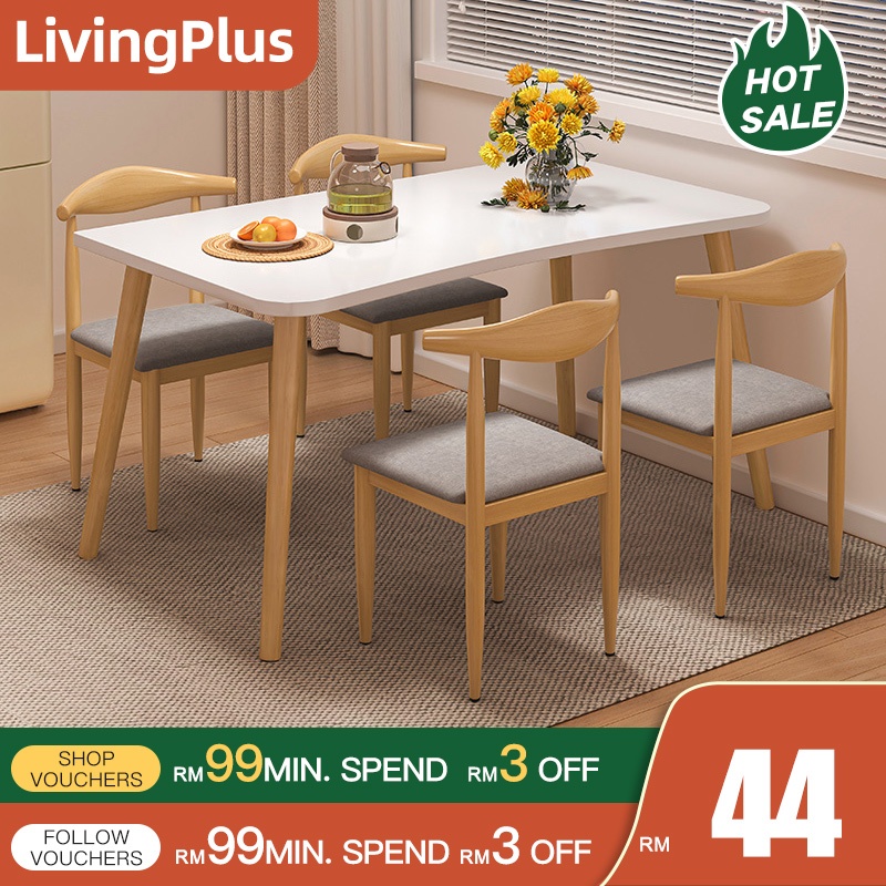 Meja Makan Dining Table 4 Kerusi Makan Ikea Nordic Kitchen Table Coffee ...