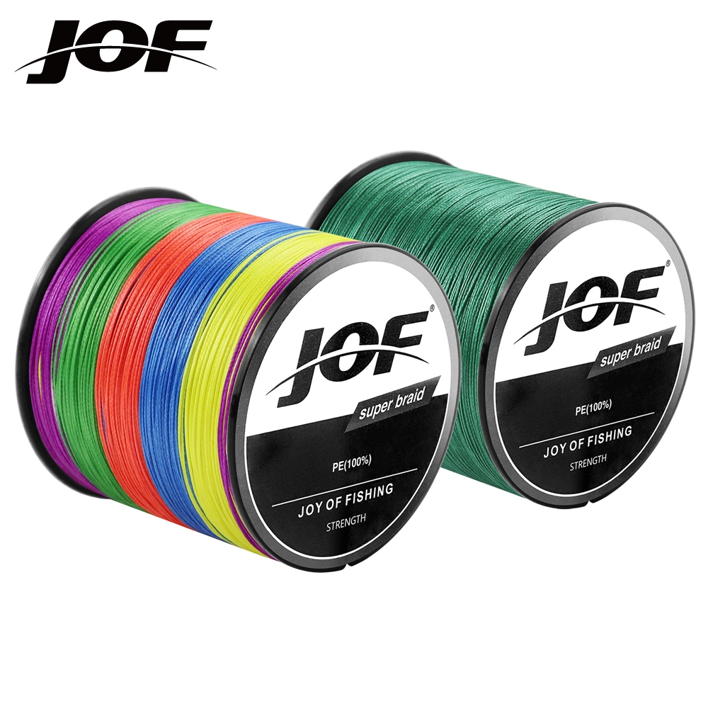 JOF 300M 4 Strands PE Braided Fishing Line Super Strong Tali Pancing PE  Line Braided Lines Line Fishing Tali Pancing Braided Fishing Line