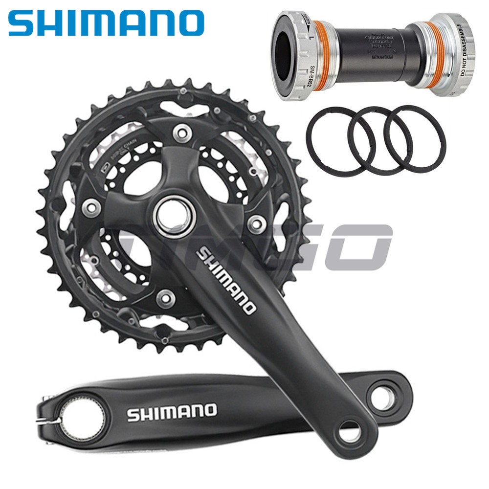 Shimano FC-M552 MTB Bike Crankset 3×10 Speed 42-32-24T 170mm/175mm ...