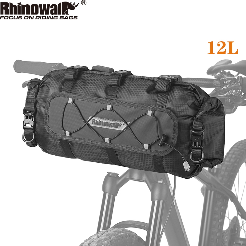 Rhinowalk Waterproof Bicycle Roll Bag handlebar bag set Shopee - Main Image