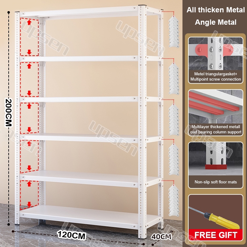 UPSEN Home kitchen Store Storage Rack metal rack heavy duty metal rack ...