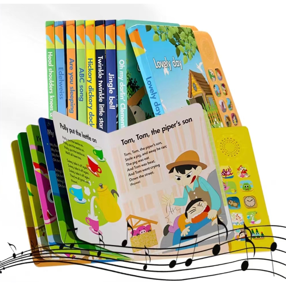 Music Book Buku Bunyi English Children Book Kids Electric Song Book ...