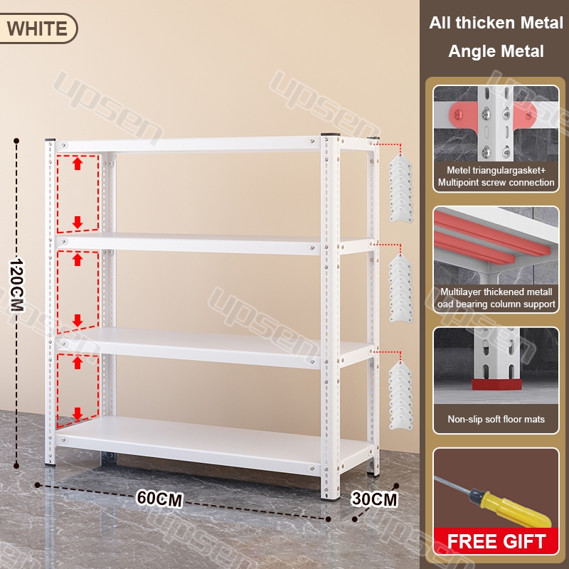 UPSEN Home kitchen Store Storage Rack metal rack heavy duty metal rack ...