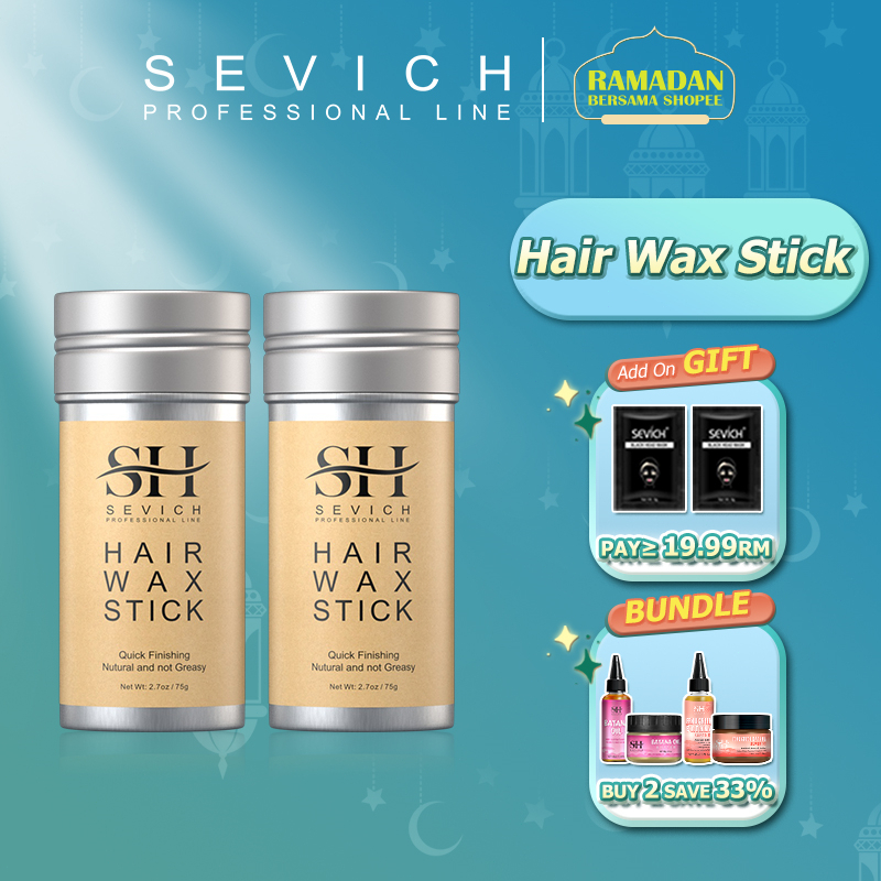 SEVICH Hair Wax Stick Long Lasting Hair Styling 75g Shopee Malaysia
