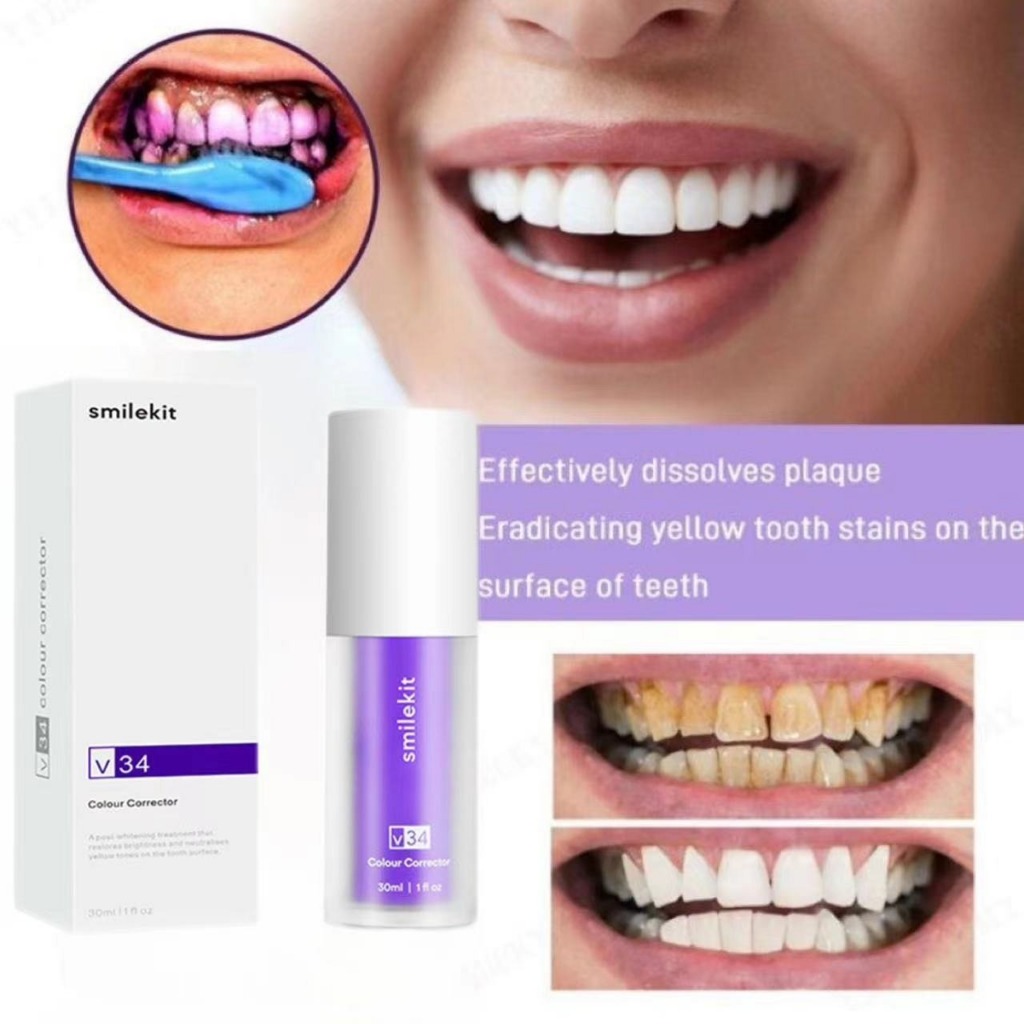 Colour Corrector Serum Teeth Whitening Sensitive Teeth Toothpaste Oral ...