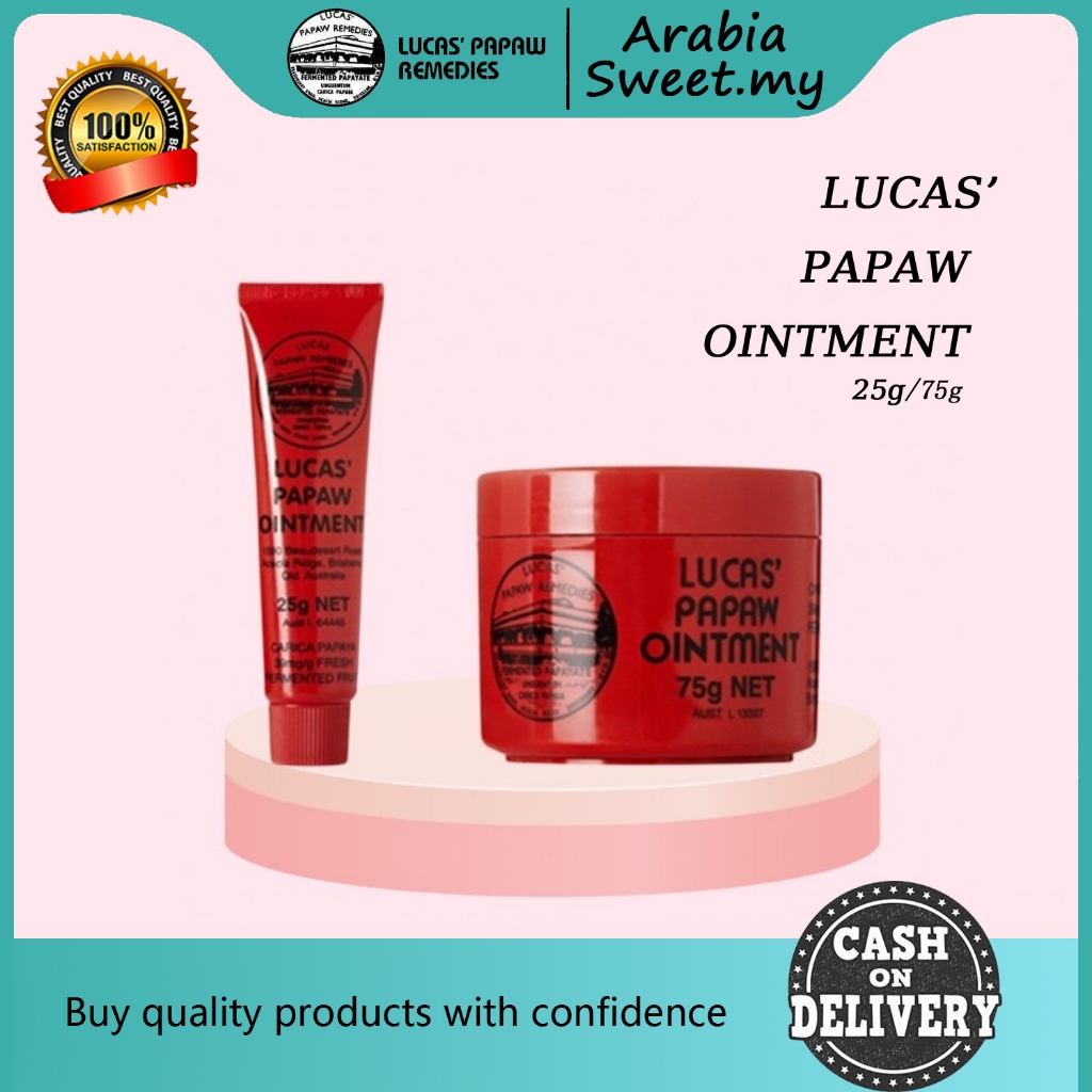 Lucas Papaw Ointment 25g 100% Original Pawpaw Cream Lip Balm, Heals Dry ...