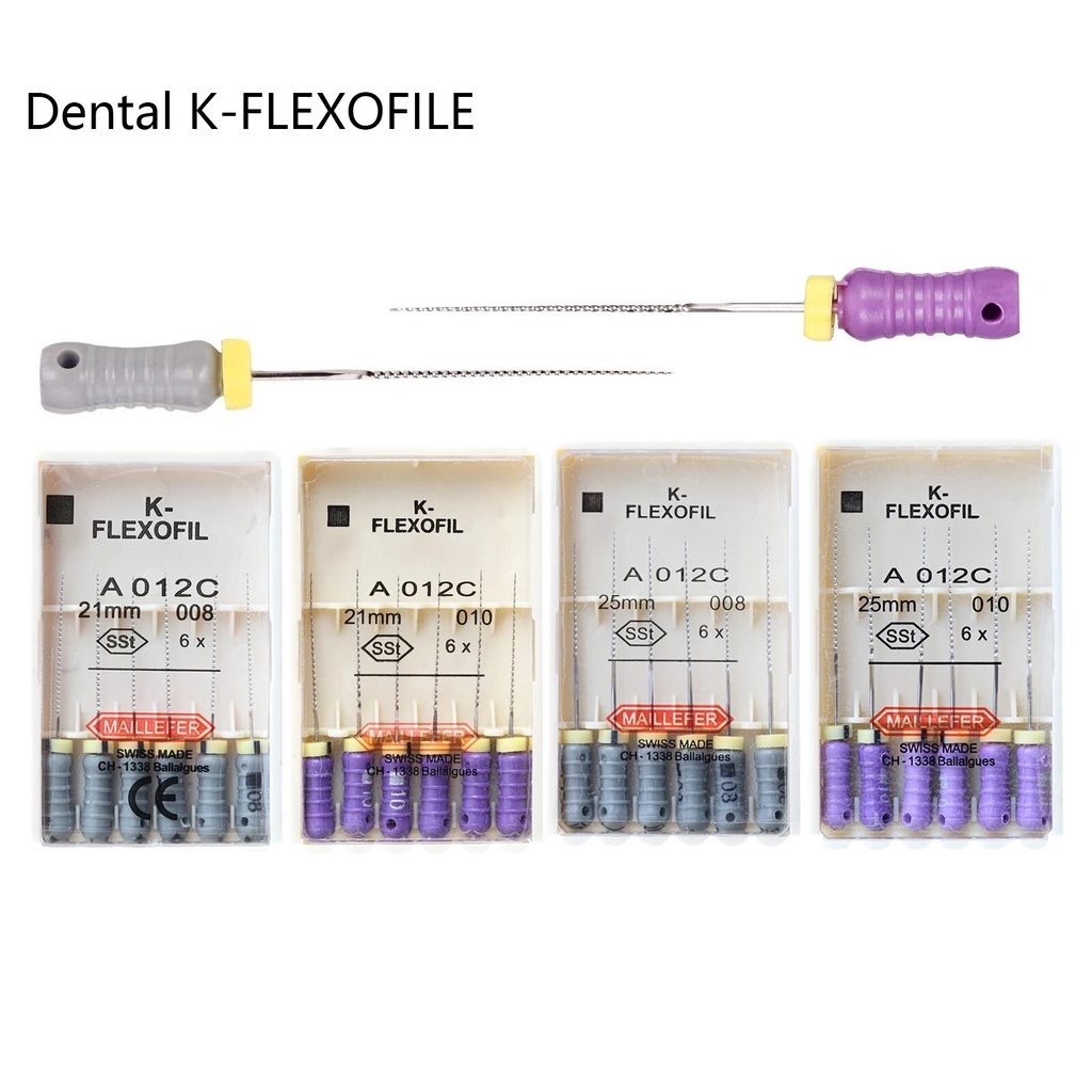 Dental K Files #06 #08 #10 #15-40 #45-80 21mm 25mm 28mm 31mm | Shopee ...