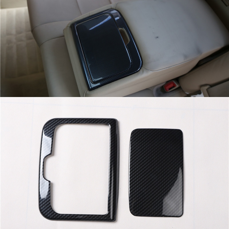 Carbon Fiber Texture Center Console Molding Strip Panel Dashboard Cover Trim Kit For Toyota Camry 2018 2019 2020