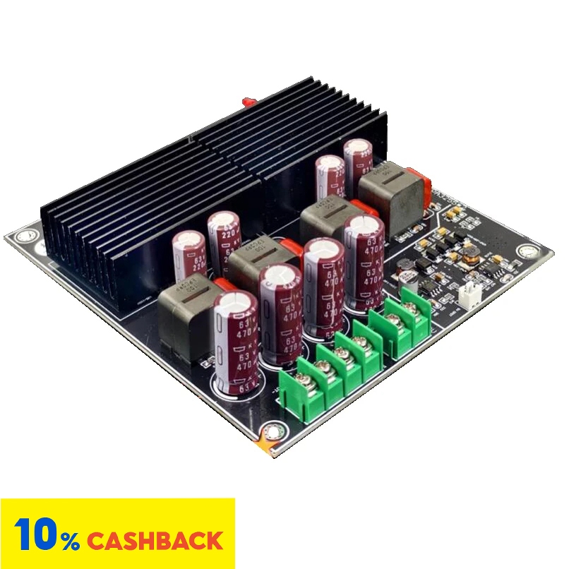 ⭐HIFI Dual Core TPA3255 Stereo Amplifier Board 2 Channel 600W+600W ...