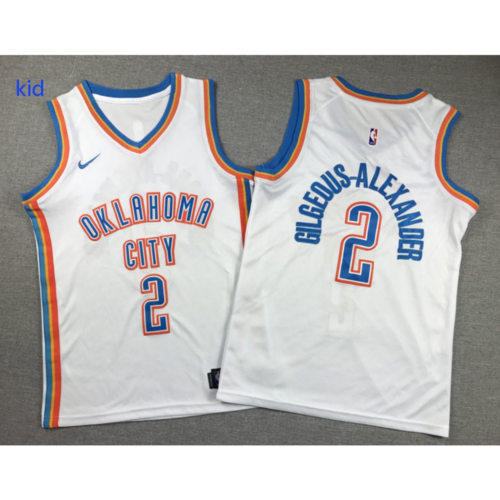 kid young children 2024 new season men Oklahoma City Thunder #2 Shai ...