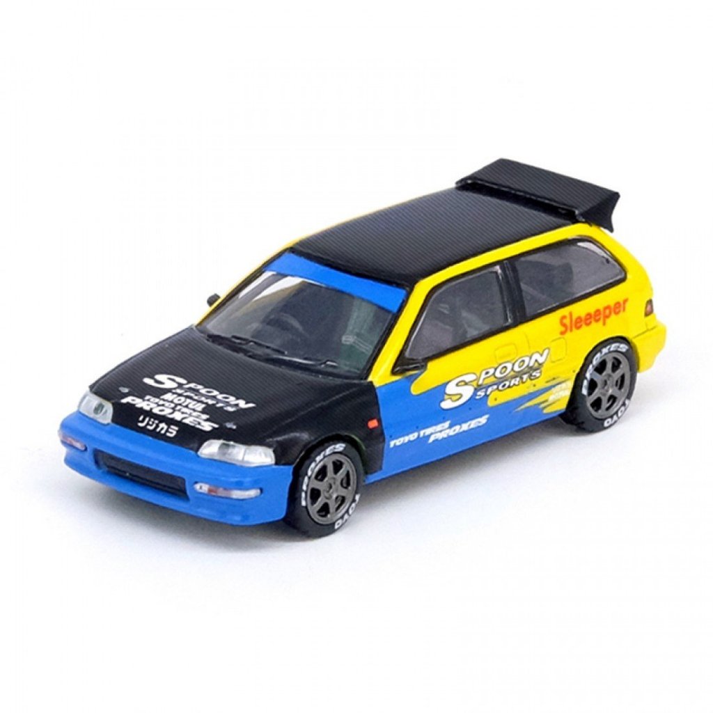 Inno64 IN64-EF9-SPTR 1/64 HONDA CIVIC EF9 SPOON LIVERY TUNED BY TODA ...