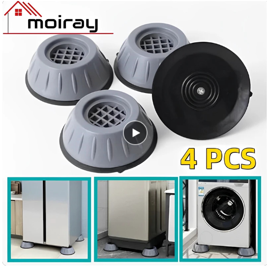 Anti Vibration Feet Pads Rubber Mat Slipstop Silent Universal Washing