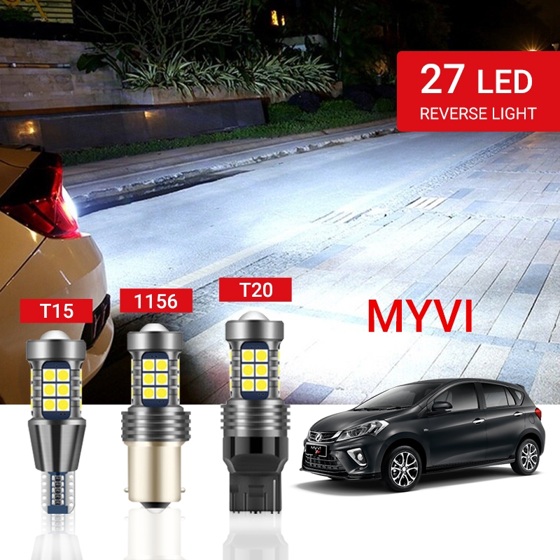 NEW 1PC 27LED Car Reverse Light Bulb Flash & Non Flash T15/W16W T20 ...
